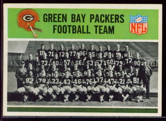 71 Packers Team Card
